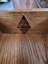 Load image into Gallery viewer, Oak Twin Pedestal Partners Desk Old Charm By Woods Brothers With Original Keys
