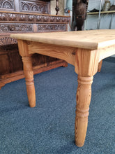 Load image into Gallery viewer, Pine Vintage Farmhouse Scrub Top Dining/Kitchen Table - Charlotte Rose Interiors
