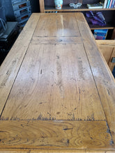 Load image into Gallery viewer, French Oak Farmhouse  Extending Dining Table  And Chairs With Matching Cupboard - Charlotte Rose Interiors
