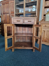 Load image into Gallery viewer, Reclaimed Cupboard With Drawers and Glazed Doors
