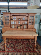 Load image into Gallery viewer, Farmhouse Scrub Top Pine Dining Table
