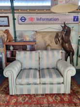 Load image into Gallery viewer, Duresta Two Seater Sofa In A Beautiful Stripe Fabric
