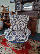 Load image into Gallery viewer, Mid Century Swivel Ascent Armchair, On Chromium Plated Tubular Base
