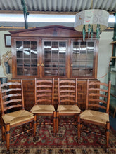 Load image into Gallery viewer, Ladder Back Dining Chairs In Elm
