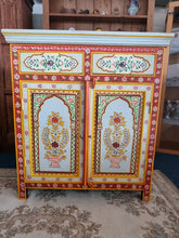 Load image into Gallery viewer, Hand Painted Cupboard With Drawers
