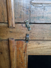 Load image into Gallery viewer, Reclaimed Hardwood  Cupboard With Glazed Doors
