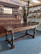 Load image into Gallery viewer, Oak Refectory Table In The 18th Century Style - Charlotte Rose Interiors
