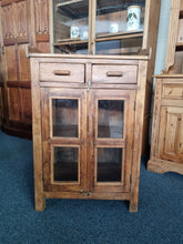 Load image into Gallery viewer, Reclaimed Cupboard With Drawers and Glazed Doors
