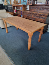 Load image into Gallery viewer, Pine Vintage Farmhouse Scrub Top Dining/Kitchen Table - Charlotte Rose Interiors
