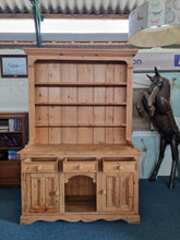Load image into Gallery viewer, Vintage Pine Dresser With Drawers &amp; Cupboards
