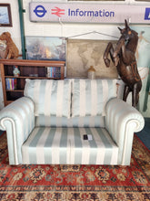 Load image into Gallery viewer, Duresta Two Seater Sofa In A Beautiful Stripe Fabric
