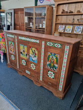 Load image into Gallery viewer, Reclaimed Wooden Sideboard Featuring Ceramic Tiles
