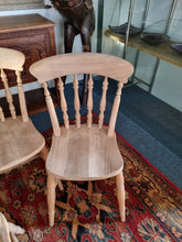 Load image into Gallery viewer, Farmhouse Country Pine Kitchen Dining Chairs
