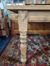 Load image into Gallery viewer, Farmhouse Scrub Top Pine Dining Table
