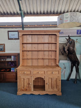 Load image into Gallery viewer, Vintage Pine Dresser With Drawers &amp; Cupboards
