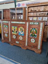 Load image into Gallery viewer, Reclaimed Wooden Sideboard Featuring Ceramic Tiles
