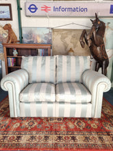 Load image into Gallery viewer, Duresta Two Seater Sofa In A Beautiful Stripe Fabric
