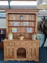 Load image into Gallery viewer, Vintage Pine Dresser With Drawers &amp; Cupboards
