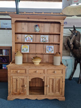 Load image into Gallery viewer, Vintage Pine Dresser With Drawers &amp; Cupboards
