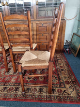 Load image into Gallery viewer, Ladder Back Dining Chairs In Elm
