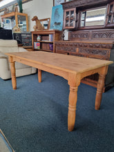 Load image into Gallery viewer, Pine Vintage Farmhouse Scrub Top Dining/Kitchen Table - Charlotte Rose Interiors

