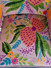 Load image into Gallery viewer, Armchair Upholstered With Decorative Hand Crewel Work Of Flowers
