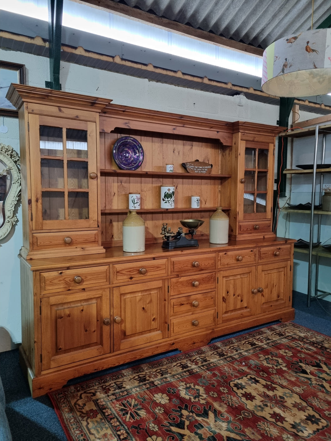 Farmhouse Pine Kitchen Dresser