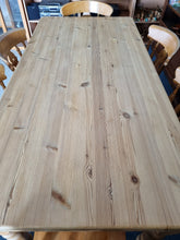 Load image into Gallery viewer, Vintage Pine Farmhouse Scrub Top Dining/Kitchen Table
