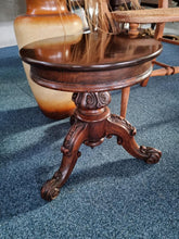 Load image into Gallery viewer, Victorian Mahogany Piano Stool
