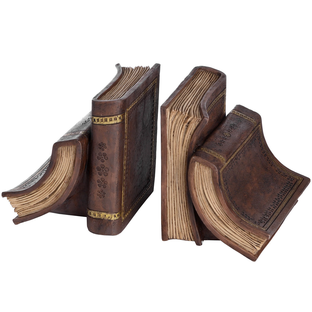 Pair of Old Books Bookends