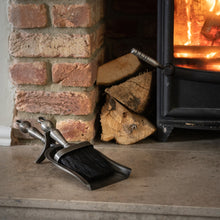 Load image into Gallery viewer, Hearth Tidy Set in Antique Pewter Effect Finish
