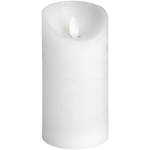 Load image into Gallery viewer, Luxe Collection 3 x 6 White Flickering Flame LED Wax Candle
