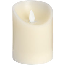 Load image into Gallery viewer, Luxe Collection 3 x 4 Cream Flickering Flame LED Wax Candle
