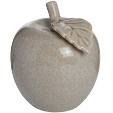 Load image into Gallery viewer, Antique Grey Small Ceramic Apple
