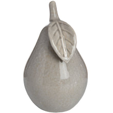 Load image into Gallery viewer, Antique Grey Small Ceramic Pear
