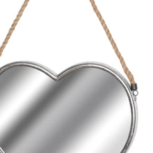 Load image into Gallery viewer, Set Of Two HeartMirrors With Rope Detail
