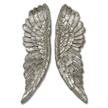 Load image into Gallery viewer, Antique Silver Angel Wings
