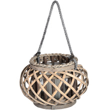 Load image into Gallery viewer, Small Wicker Basket Lantern
