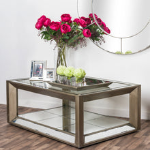 Load image into Gallery viewer, Large Augustus Mirrored Coffee Table
