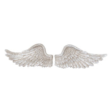 Load image into Gallery viewer, Antique Silver Horizontal Angel Wings
