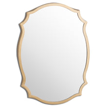 Load image into Gallery viewer, Antique Bronze Ornate Curved Mirror

