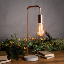 Load image into Gallery viewer, Marble And Brass Industrial Desk Lamp
