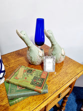 Load image into Gallery viewer, Pair of Celadon Glazed Mid Century Ducks - Charlotte Rose Interiors

