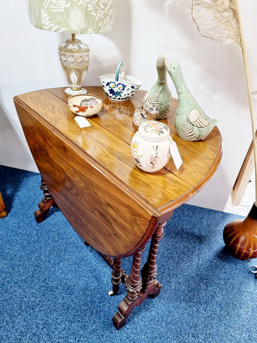 Antique Walnut Sutherland Table - Charlotte Rose Interiors