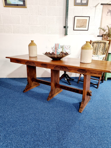 Oak Refectory Table - Charlotte Rose Interiors