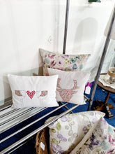 Load image into Gallery viewer, Stag Hand Made Linen Cushion - Charlotte Rose Interiors
