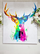 Load image into Gallery viewer, Stag Oil On Canvas - Charlotte Rose Interiors
