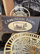 Load image into Gallery viewer, Carrington Farms sign
