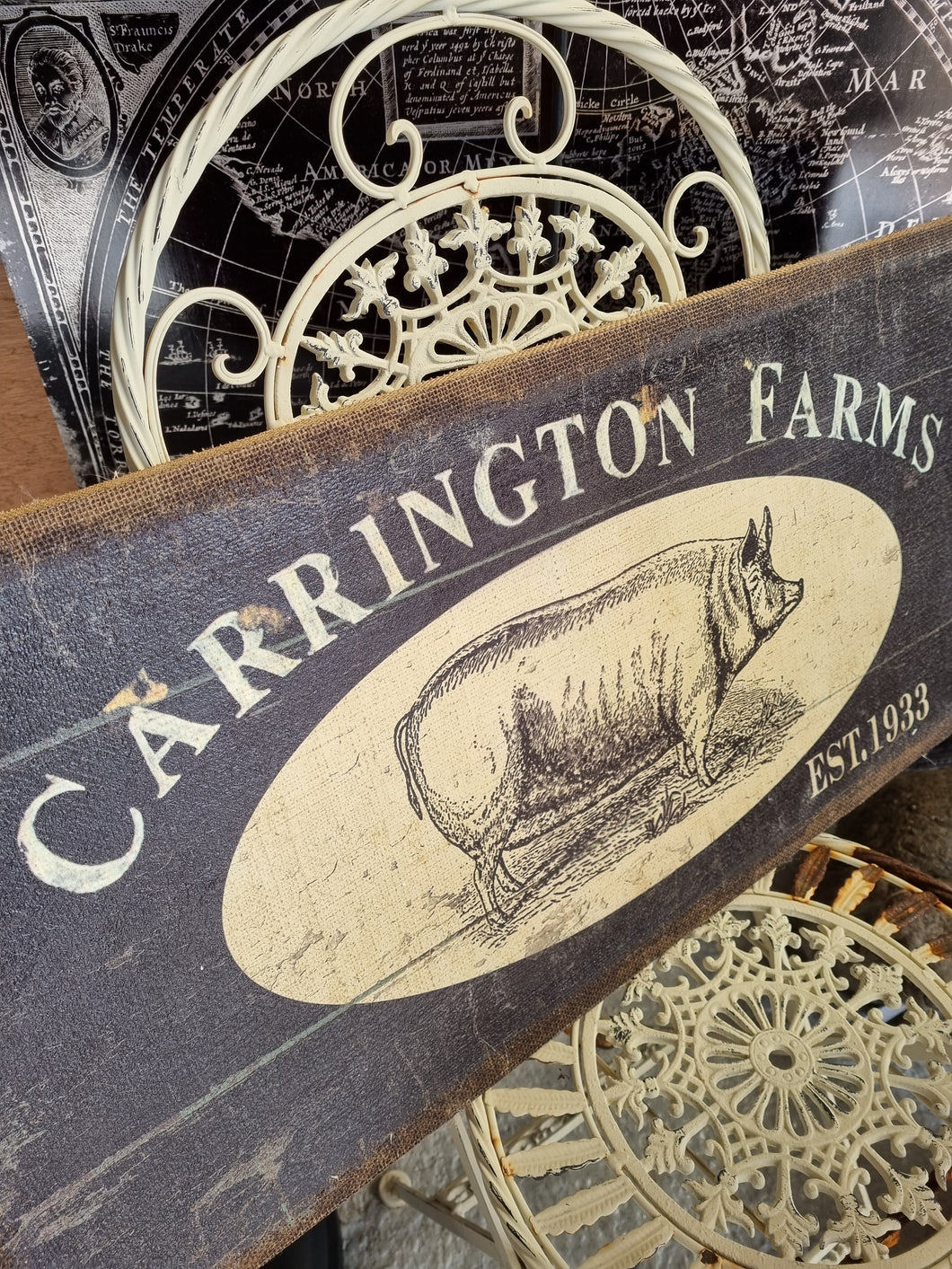 Carrington Farms sign
