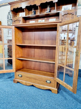 Load image into Gallery viewer, Antique Oak Glazed Bookcase
